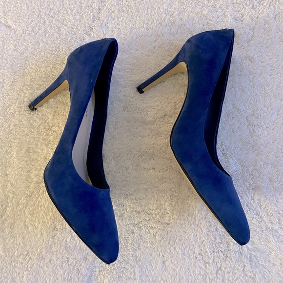 BCBGeneration Shoes - BCBGENERATION Blue Seude Pump High Heels. Women Size 7.5